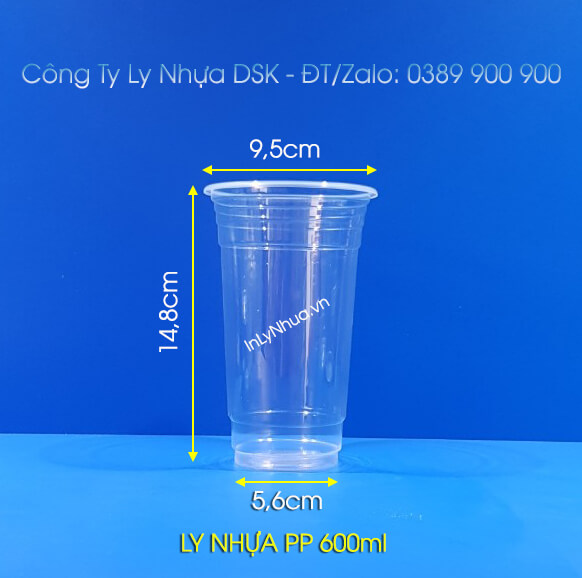 Ly nhựa 600ml Ly nhựa 600ml