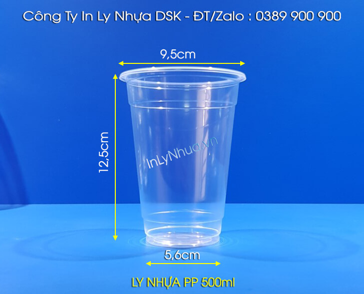 Ly nhựa pp 500ml Ly nhựa 500ml
