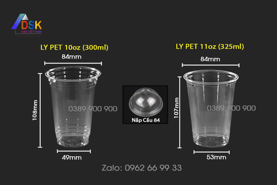 Mẫu ly nhựa pet 300ml - 330ml Ly nhựa pet 300ml - 330ml