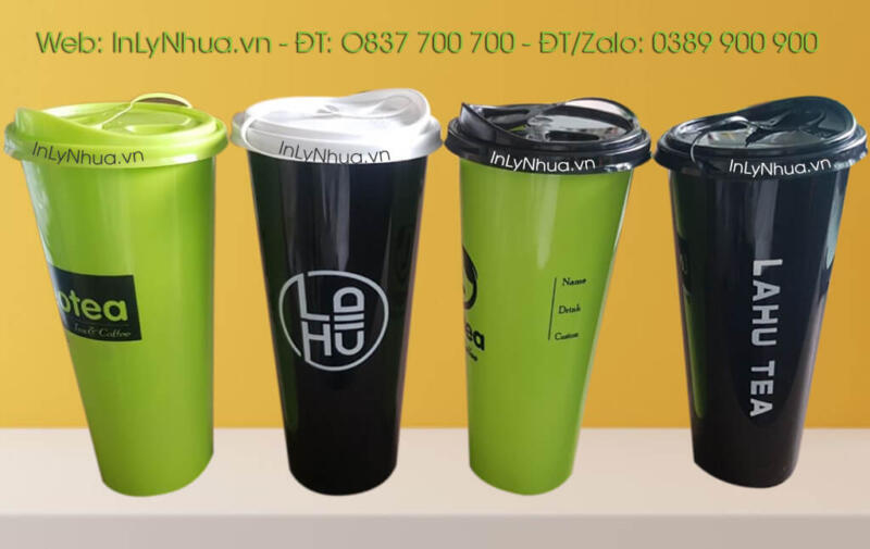 Ly nhựa cứng màu Đen, màu Xanh lá mạ Ly nhựa cứng màu Đen, màu Xanh lá mạ