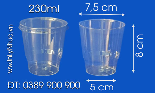 Ly nhựa nhỏ cứng Ly nhựa cứng