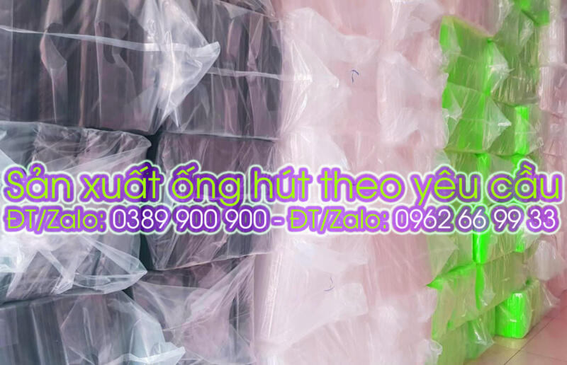 Nhận sản xuất ống hút nhựa