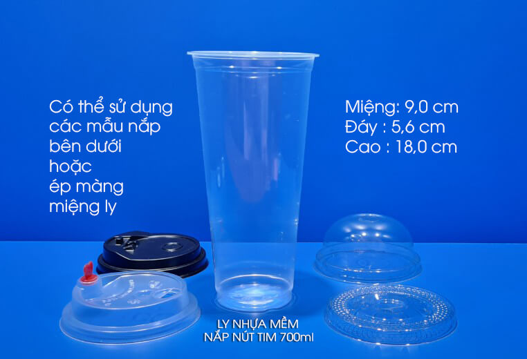 Ly nhựa PP 90 - 700ml Ly nhựa PP 90 - 700ml